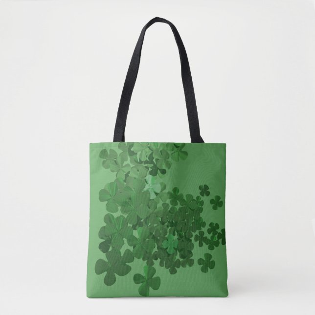 Happy St Patrick's Day and Good Luck Tote Bag (Front)