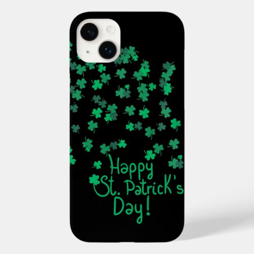 Happy St Patricks Day And Shamrock  Womens Mens Case_Mate iPhone 14 Plus Case