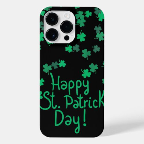 Happy St Patricks Day And Shamrock Womens Mens iPhone 14 Pro Max Case