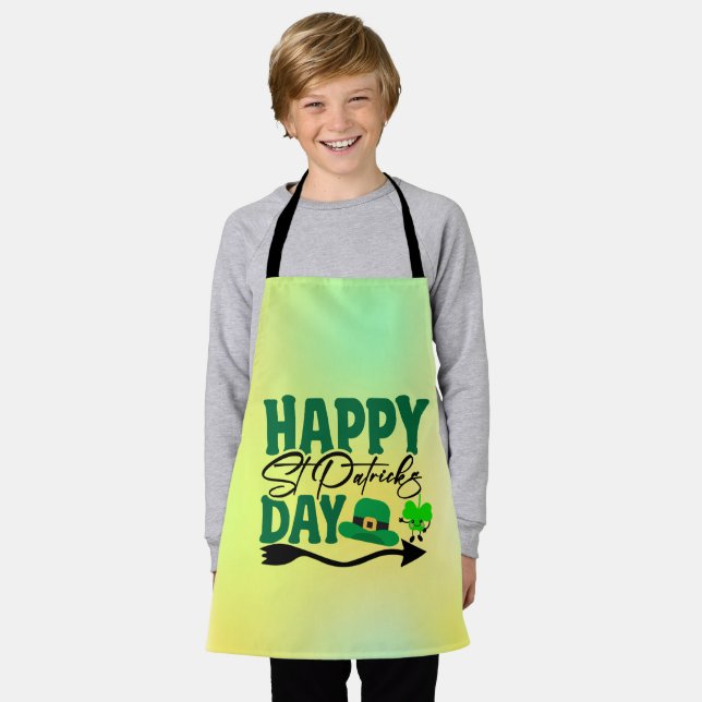 Happy St. Patrick's Day Apron (Worn)