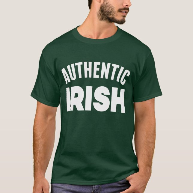 Happy St. Patrick's Day | Authentic Irish T-Shirt (Front)