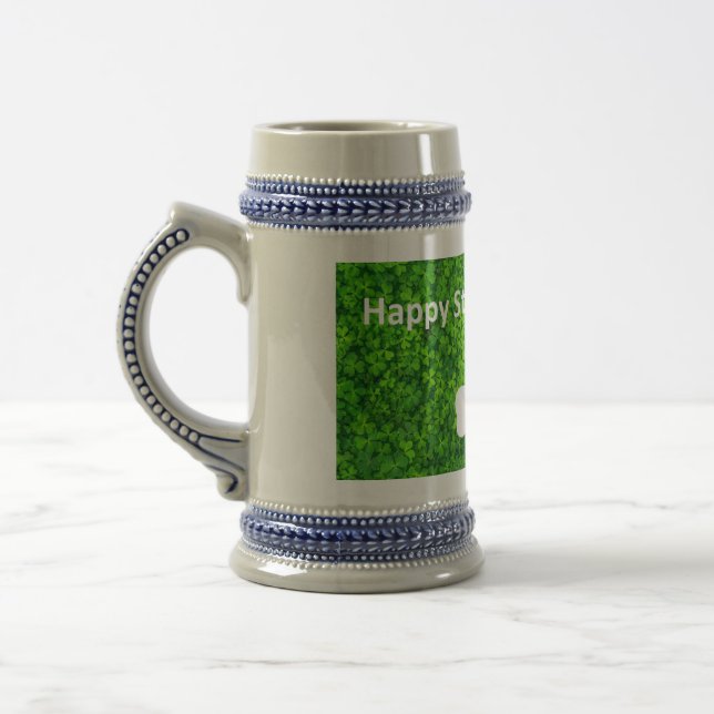 Happy St Patrick's Day Beer Stein (Left)