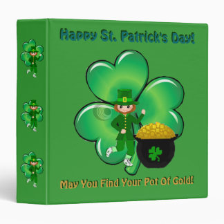 Happy St. Patrick's Day Binder