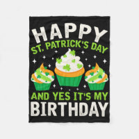 Happy St Patricks Day Birthday Saint Paddys Women 