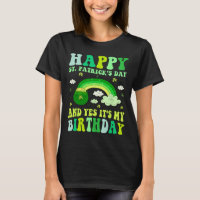 Happy St Patricks Day Birthday Saint Paddys Women 