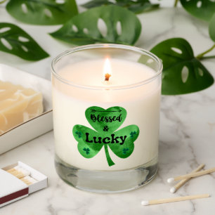 Happy St. Patrick's Day Blessed and Lucky Scented Candle