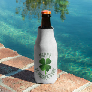Happy St. Patrick's Day Bottle Cooler
