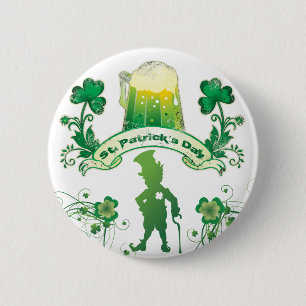 Happy St. Patrick's Day Button