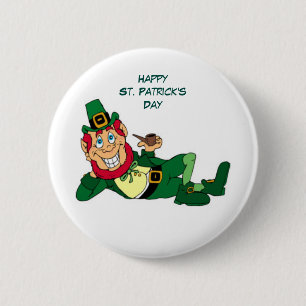 Happy St. Patrick's Day Button