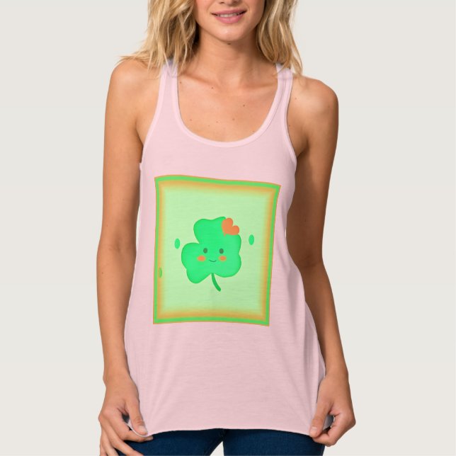 Happy St. Patrick's Day. Buy Now Tank Top (Front)