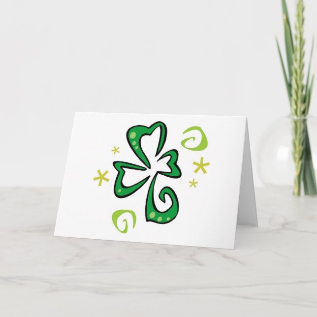 Happy St Patrick's Day Card (Front)