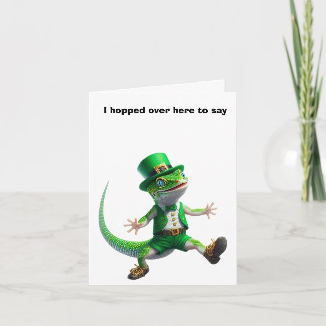 Happy St. Patrick's Day Card (Front)
