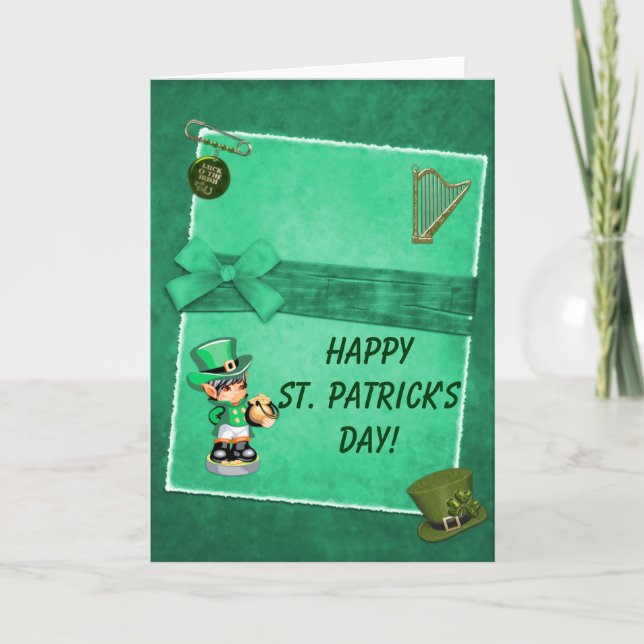 Happy St. Patrick's Day Card (Front)