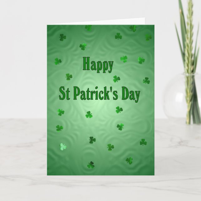 Happy St Patrick's Day Card (Front)