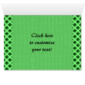 Happy St. Patrick's Day Cards (Inside Horizontal (Bottom))