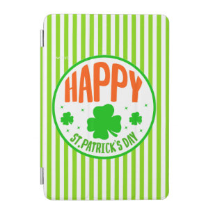 Happy St. Patrick's Day Circle Design iPad Mini Cover