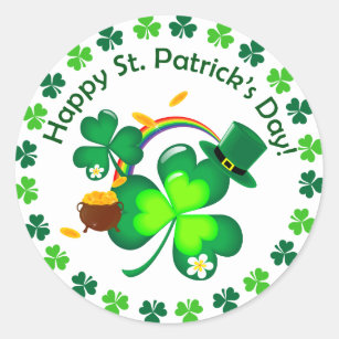 St. Patricks Day Quote Stickers - Station Stickers