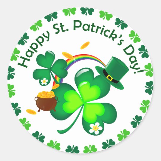 st patricks day sticker