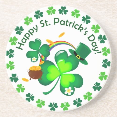 Happy St Patricks Day Coaster