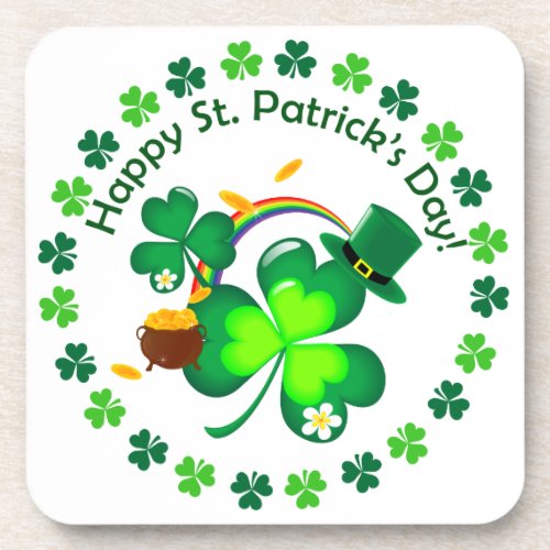 Happy St Patricks Day Coaster