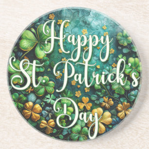 Happy St Patrick's Day Coaster