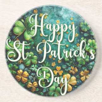 Happy St Patrick's Day Coaster