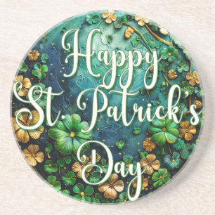 Happy St Patrick's Day Coaster