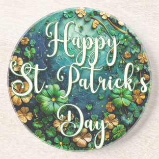 Happy St Patrick's Day Coaster