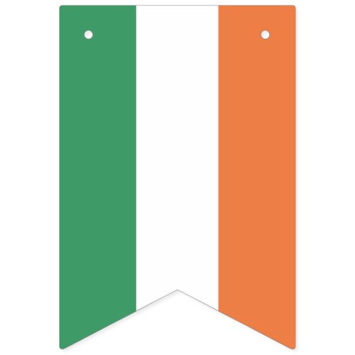 Happy St Patricks Day Colors of Ireland Flag Bunting Flags