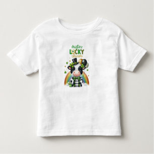 Happy St. Patrick's Day Cow Toddler T-shirt