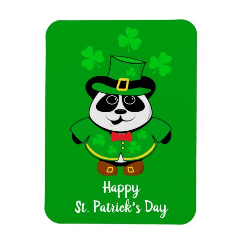 Happy St Patricks Day Cute Animal Magnet