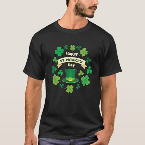 Happy St Patricks Day Design Cool St Patricks D T_Shirt