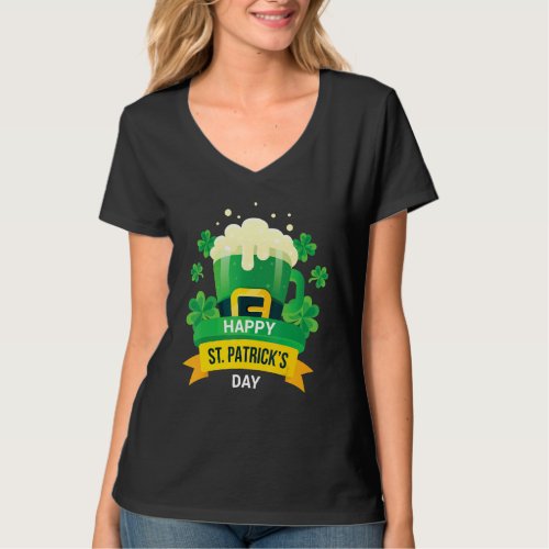 Happy St Patricks Day Design Cool St Patricks D T_Shirt