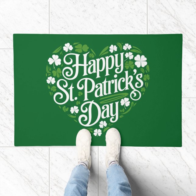 Happy St Patrick's Day  Doormat (Indoor)