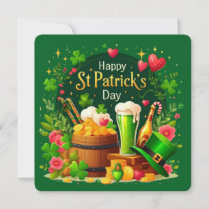Happy St. Patrick's Day Festive Celebration Invitation