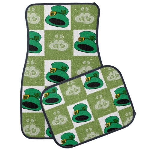 Happy St Patricks Day Floor Car Mats