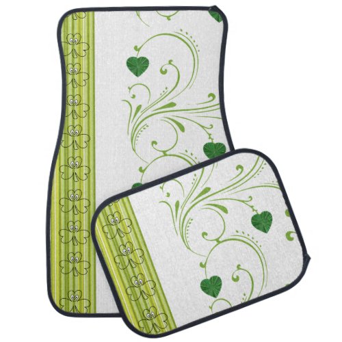 Happy St Patricks Day Floor Car Mats