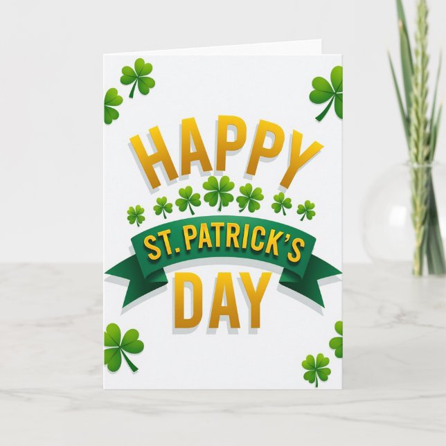 Happy St Patricks Day Friend Card (Front)