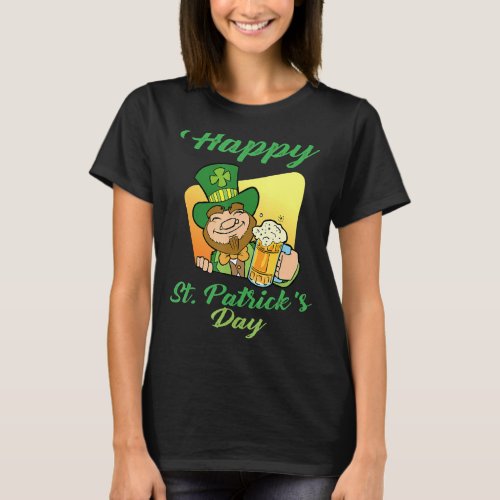 Happy St Patricks Day Funny Saint Patrick Irish M T_Shirt