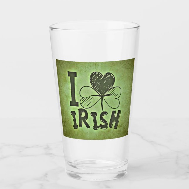 Happy St Patrick's Day Glass (Front)