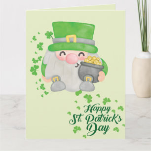 happy st patricks day gnome card