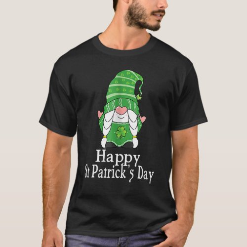 Happy St Patricks Day Gnome Saint Irish Patrick G T_Shirt