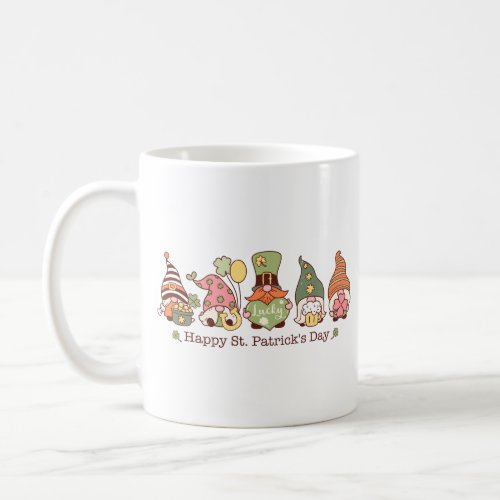 Happy St Patricks Day Gnomes Coffee Mug