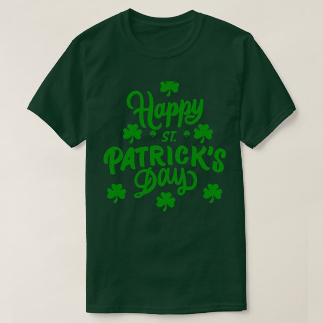 Happy St Patricks Day Go Lucky Gift  T-Shirt (Design Front)