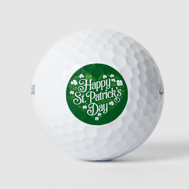 Happy St Patrick's Day  Golf Balls (Front)