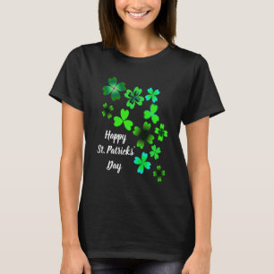 Happy St. Patricks' Day, Green Lucky Shamrock T-Shirt
