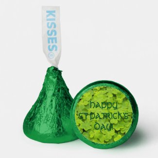 Happy St Patrick's Day Green Shamrocks