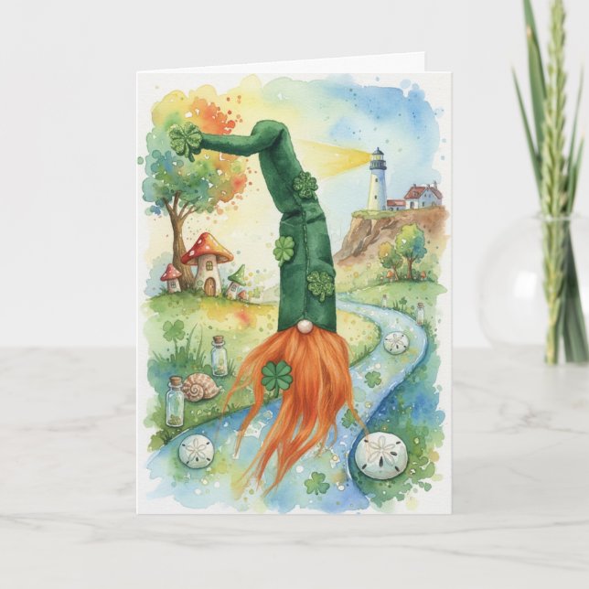 Happy St Patricks Day  Holiday Card (Front)