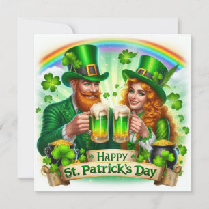 Happy St Patrick's Day Holiday Card