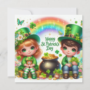 Happy St Patrick's Day Holiday Card